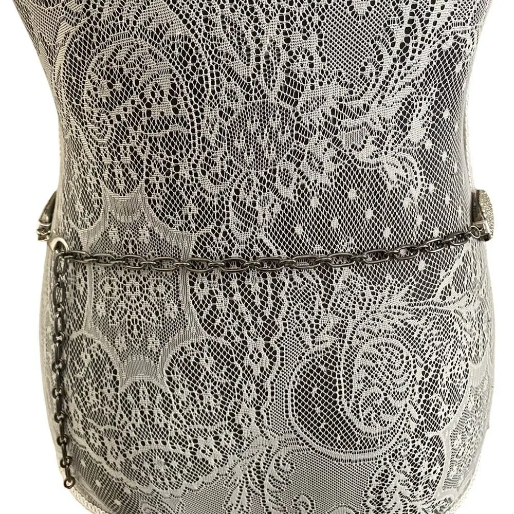Rhinstone Chain Link Belt